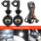 40W LED Motorcycle Auxiliary Driving Fog Lights Super Bright 6000K Universal Spot Lamps 7