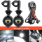 40W LED Motorcycle Auxiliary Driving Fog Lights Super Bright 6000K Universal Spot Lamps 7