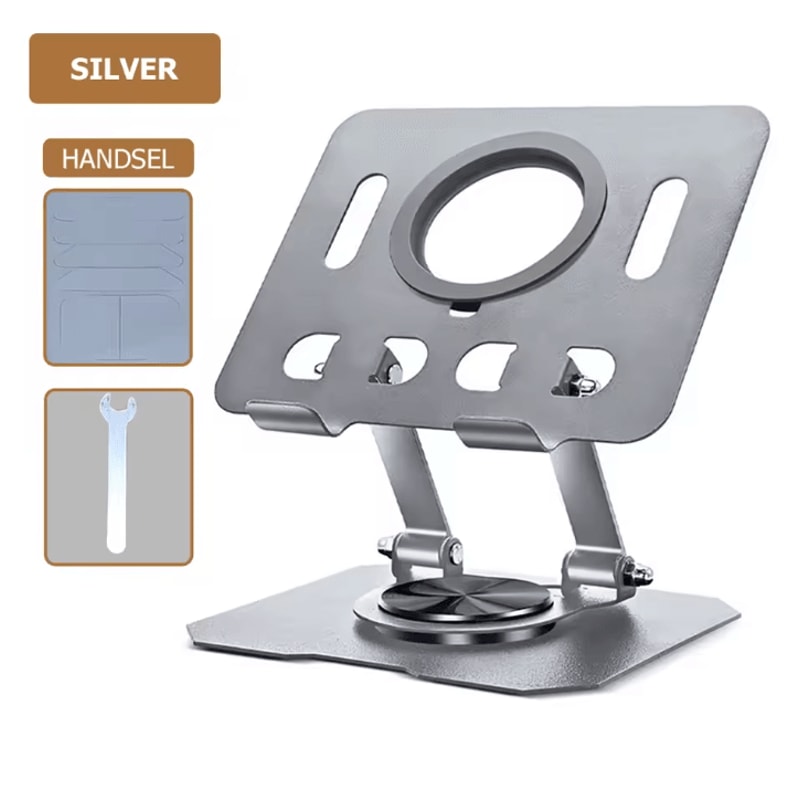 360 Degree Rotatable Adjustable Tablet Stand Foldable Desktop Holder For 47 To 12 Inch Devices 11