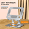 360 Degree Rotatable Adjustable Tablet Stand Foldable Desktop Holder For 47 To 12 Inch Devices 4