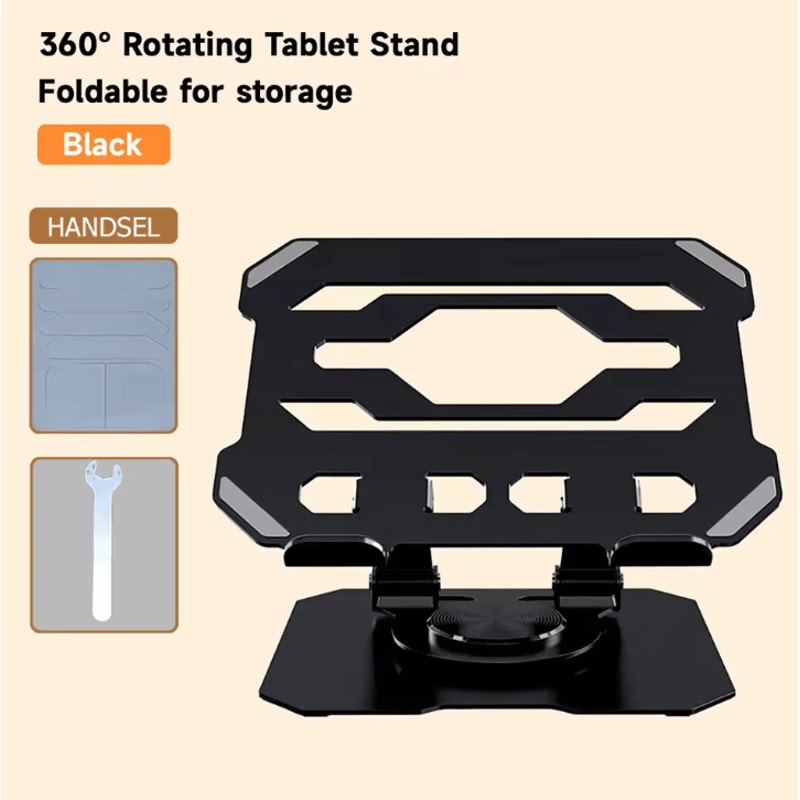 360 Degree Rotatable Adjustable Tablet Stand Foldable Desktop Holder For 47 To 12 Inch Devices 8