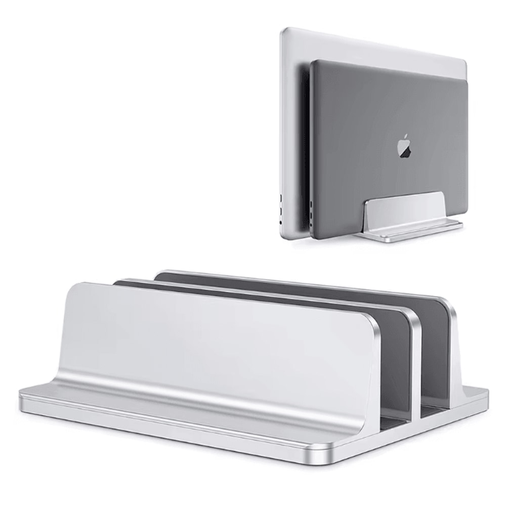 Adjustable Aluminium Vertical Laptop Stand Portable Notebook Support Holder 9