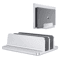 Adjustable Aluminium Vertical Laptop Stand Portable Notebook Support Holder 9