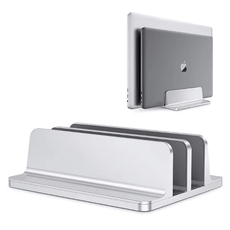 Adjustable Aluminium Vertical Laptop Stand Portable Notebook Support Holder 9