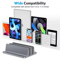 Adjustable Aluminium Vertical Laptop Stand Portable Notebook Support Holder 3