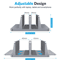 Adjustable Aluminium Vertical Laptop Stand Portable Notebook Support Holder 5