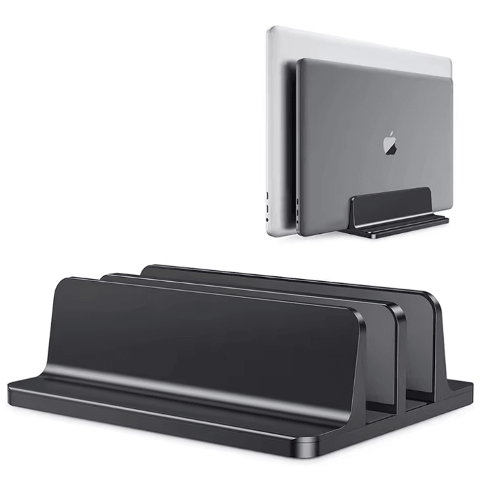 Adjustable Aluminium Vertical Laptop Stand Portable Notebook Support Holder 6