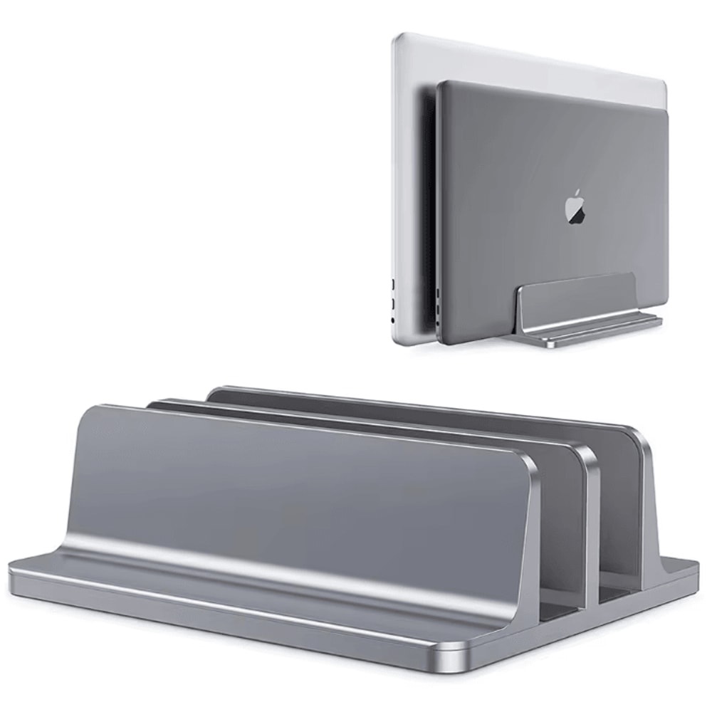 Adjustable Aluminium Vertical Laptop Stand Portable Notebook Support Holder 8