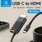 Hagibis USB C To HDMI Adapter For Switch Laptop Tablet ROG SteamDeck 0