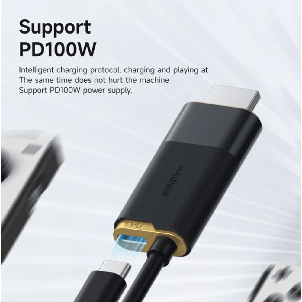 Hagibis USB C To HDMI Adapter For Switch Laptop Tablet ROG SteamDeck 5