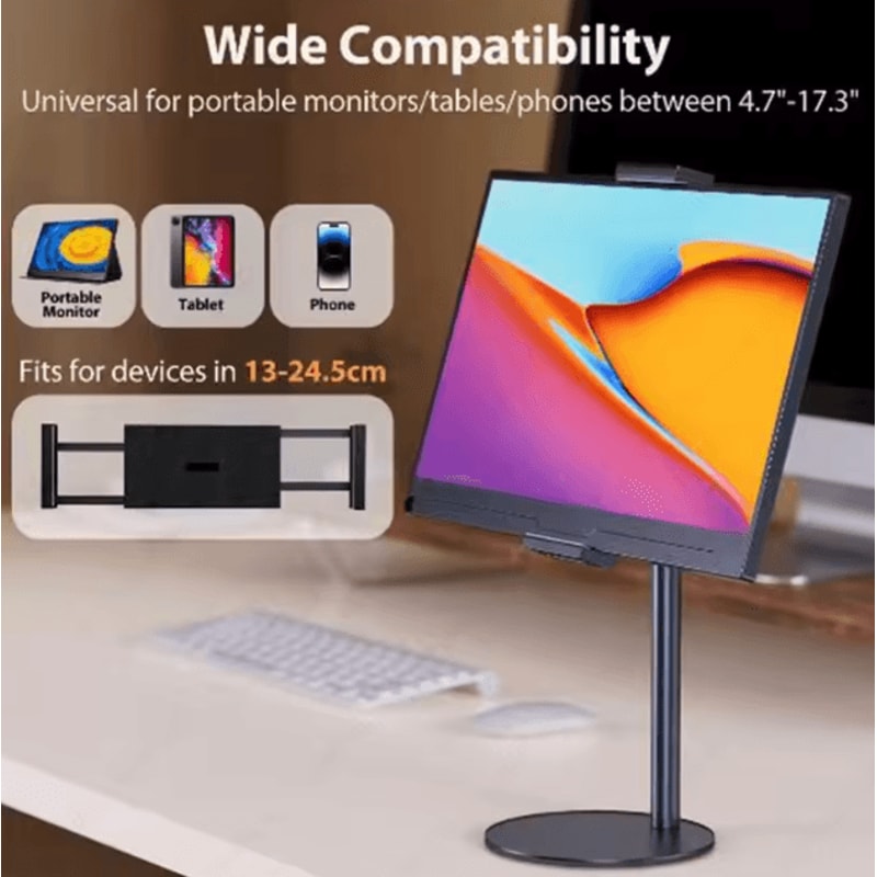 Adjustable Portable Monitor And Device Stand For Phones Tablets And Monitors 1