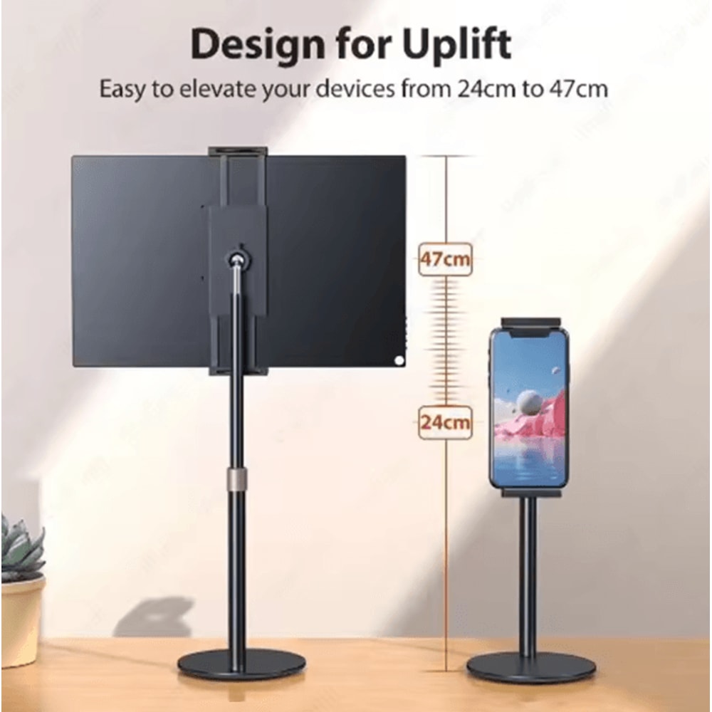 Adjustable Portable Monitor And Device Stand For Phones Tablets And Monitors 4