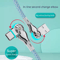 Fast Charging USB A To USB C Cable With 180 Degree Elbow Connector Braided Durable Charger 1