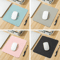 Small PU Leather Mouse Pad Non Slip Waterproof Anti Scratch Mat For PC Laptop Desktop 0