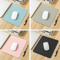 Small PU Leather Mouse Pad Non Slip Waterproof Anti Scratch Mat For PC Laptop Desktop 0