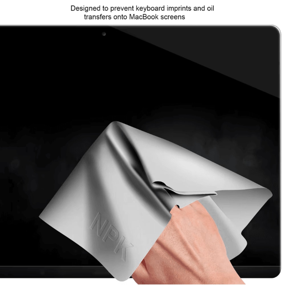 Notebook Palm Rest And Screen Protective Microfiber Cleaning Cover For Laptop 2