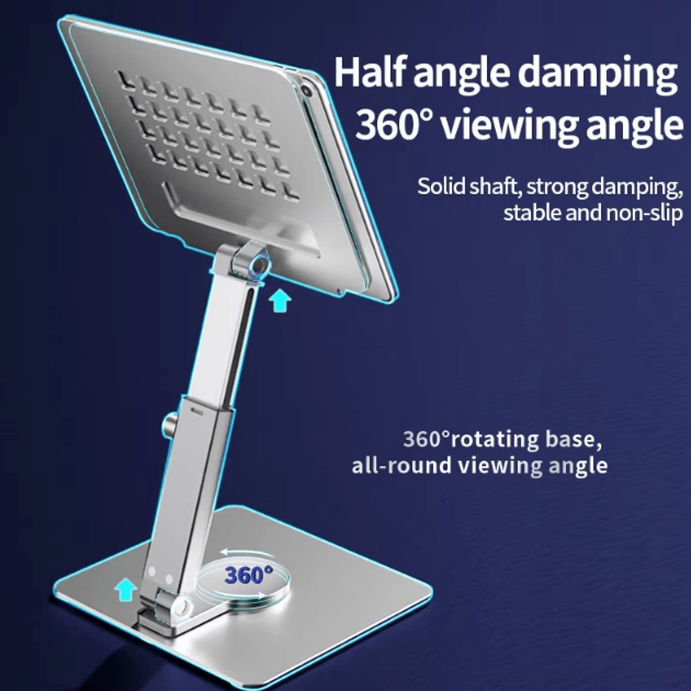 Alloy Sliding Retractable Folding Tablet And Laptop Stand Holder Portable Support Bracket For MacBo 3