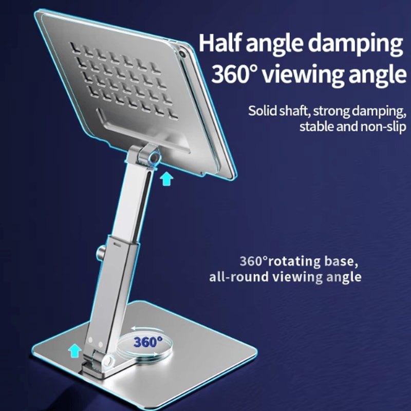 Alloy Sliding Retractable Folding Tablet And Laptop Stand Holder Portable Support Bracket For MacBo 3