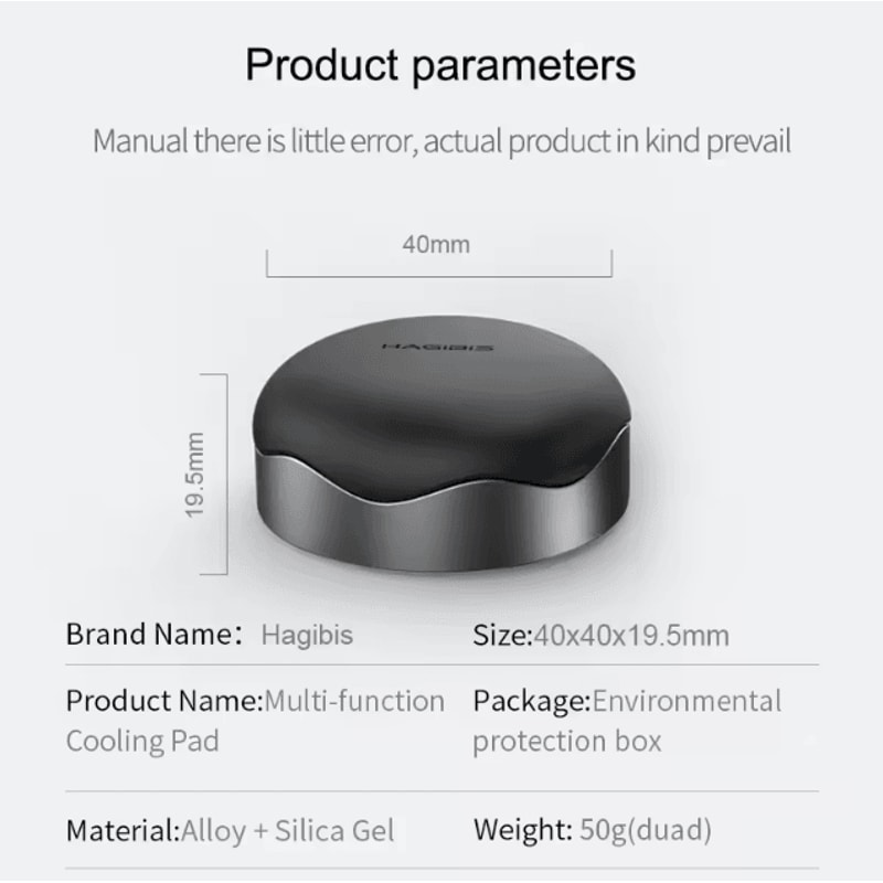 Hagibis Magnetic Portable Laptop Stand Cooling Pad For MacBook And Laptops 5