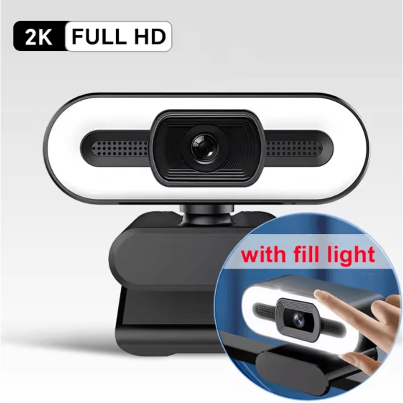 4K Webcam With Autofocus And BuiltIn Microphone For PC Computer Laptop 10