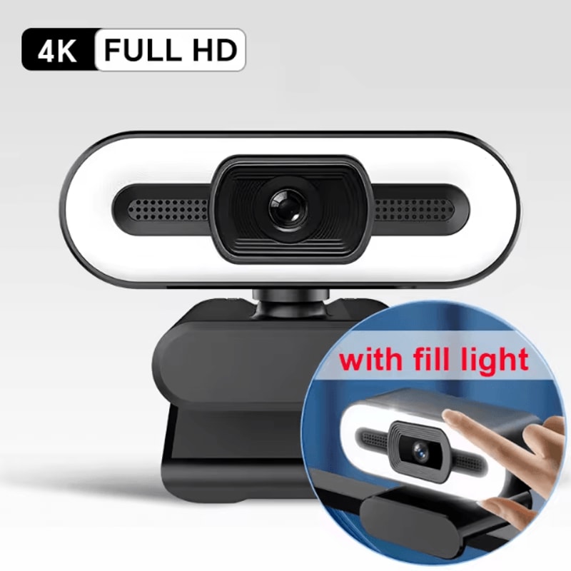 4K Webcam With Autofocus And BuiltIn Microphone For PC Computer Laptop 11