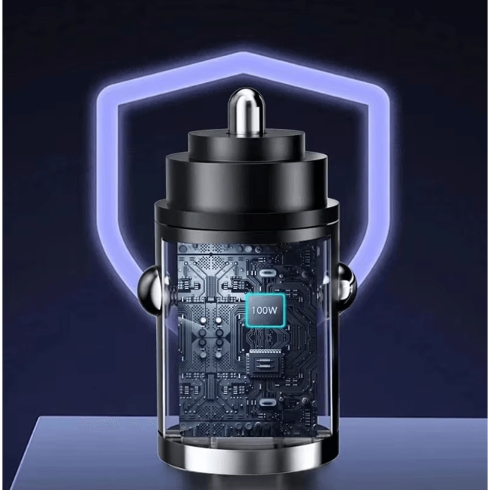 100W Fast Charging USB Car Charger Type C Adapter For IPhone Xiaomi Samsung 3