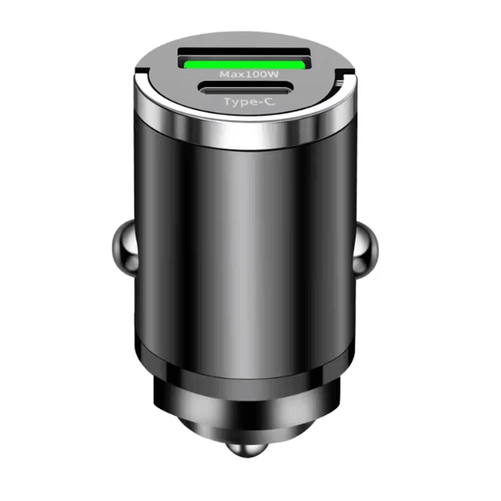 100W Fast Charging USB Car Charger Type C Adapter For IPhone Xiaomi Samsung 7