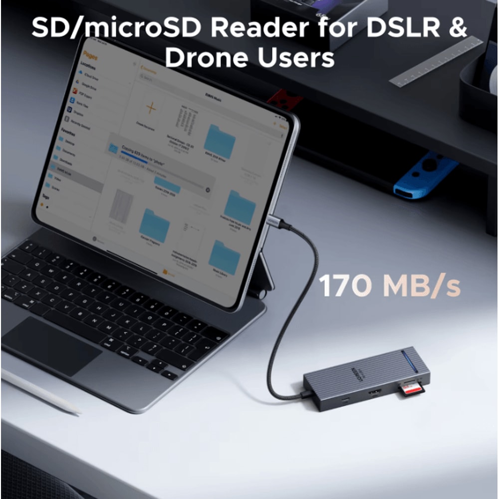 UGREEN 8 In 1 USB C Hub With 4K HDMI And High Speed Ports With SD TF Card Reader 5