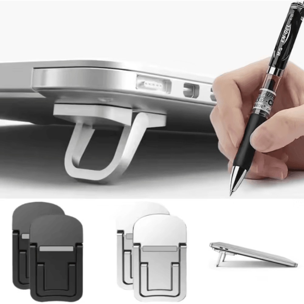 Adjustable Folding UltraThin Portable Laptop Stand For MacBook And Notebooks 0