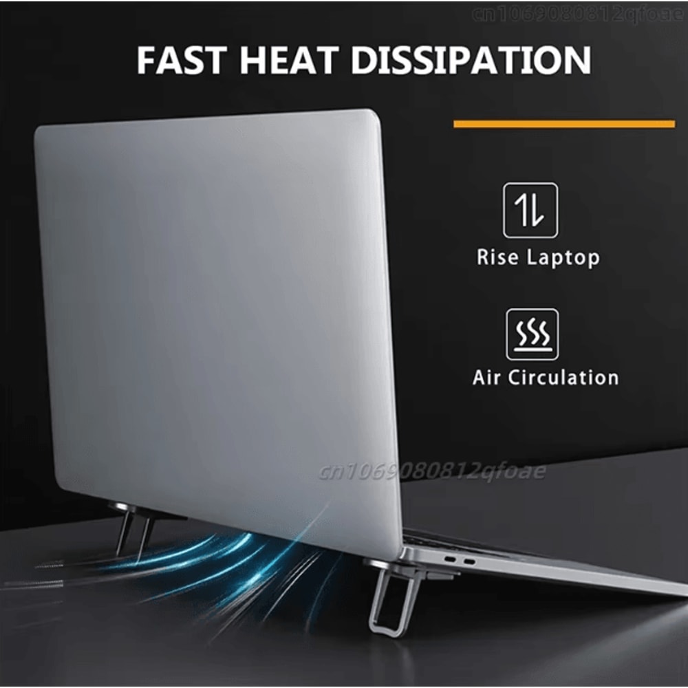 Adjustable Folding UltraThin Portable Laptop Stand For MacBook And Notebooks 1