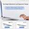 Adjustable Folding UltraThin Portable Laptop Stand For MacBook And Notebooks 2