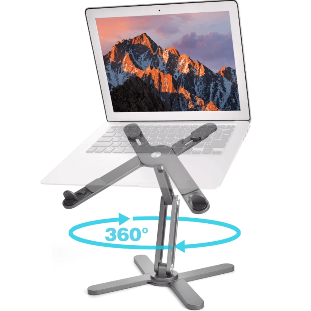 Foldable 360 Degree Rotatable Adjustable Laptop Stand For 1017 Inch Laptops 0
