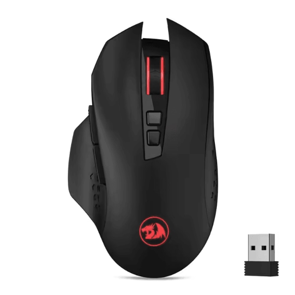 Redragon M656 Gainer Wireless Gaming Mouse 4000 DPI 24Ghz With 7 Macro Buttons And Red Backlight 5
