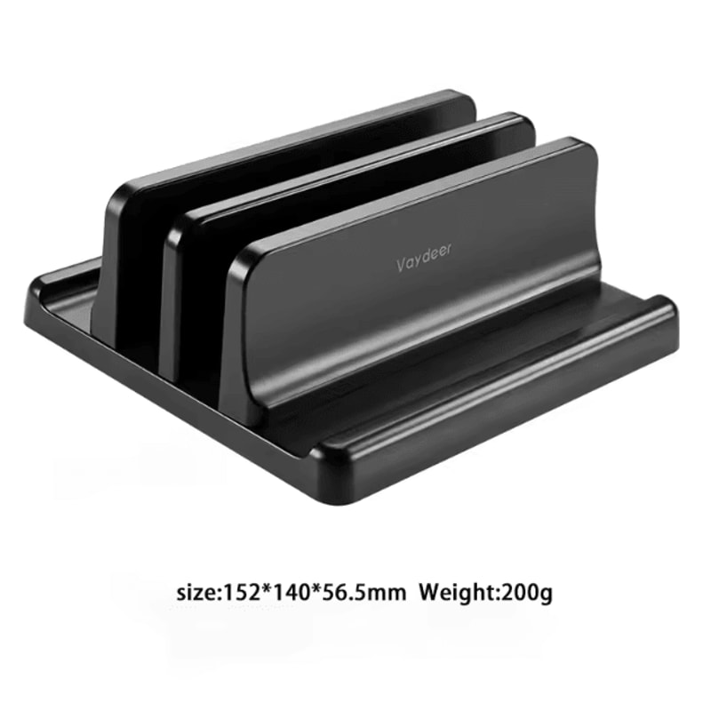 Adjustable Vertical Laptop Stand Holder SpaceSaving 4 In 1 Desktop Dock 5