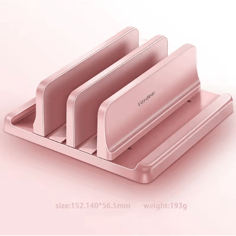 Adjustable Vertical Laptop Stand Holder SpaceSaving 4 In 1 Desktop Dock 6