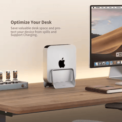 abs plastic adjustable vertical laptop stand for desk compatible with macbook surface ipad mini pc