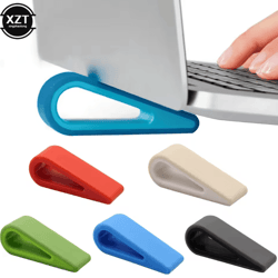 portable adjustable laptop stand with cooling shelf bracket for desktop and office