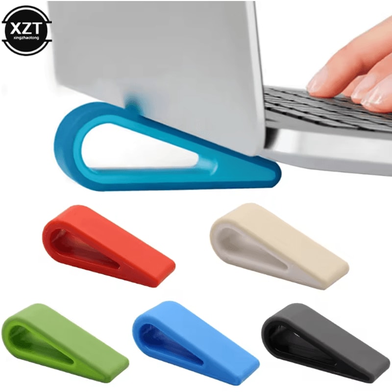 Portable Adjustable Laptop Stand With Cooling Shelf Bracket For Desktop And Office 0