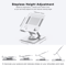 ST04 Aluminum 360 Rotating Portable Tablet Stand For Desk IPad And More 0