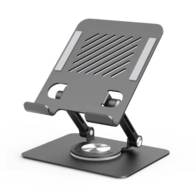 ST04 Aluminum 360 Rotating Portable Tablet Stand For Desk IPad And More 6