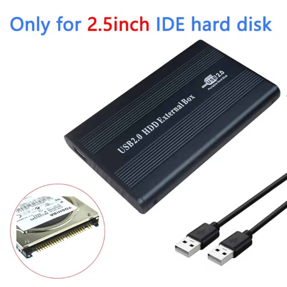 USB20 IDE To SATA Hard Drive Enclosure For 25 And 35 Inch HDD 5
