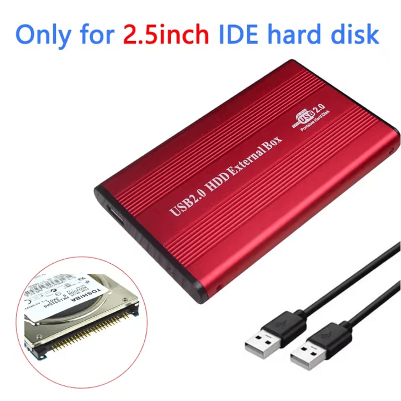 USB20 IDE To SATA Hard Drive Enclosure For 25 And 35 Inch HDD 6