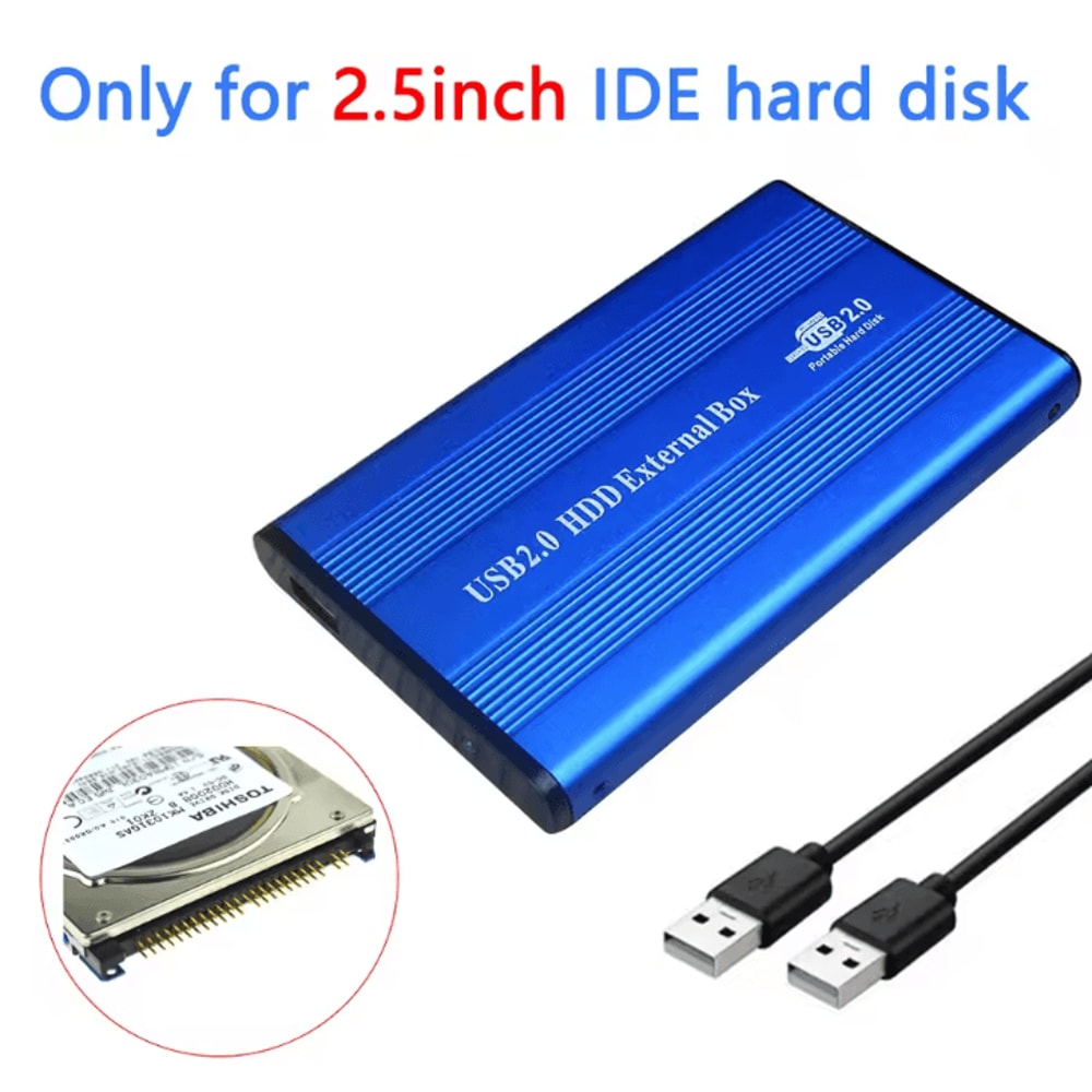 USB20 IDE To SATA Hard Drive Enclosure For 25 And 35 Inch HDD 7