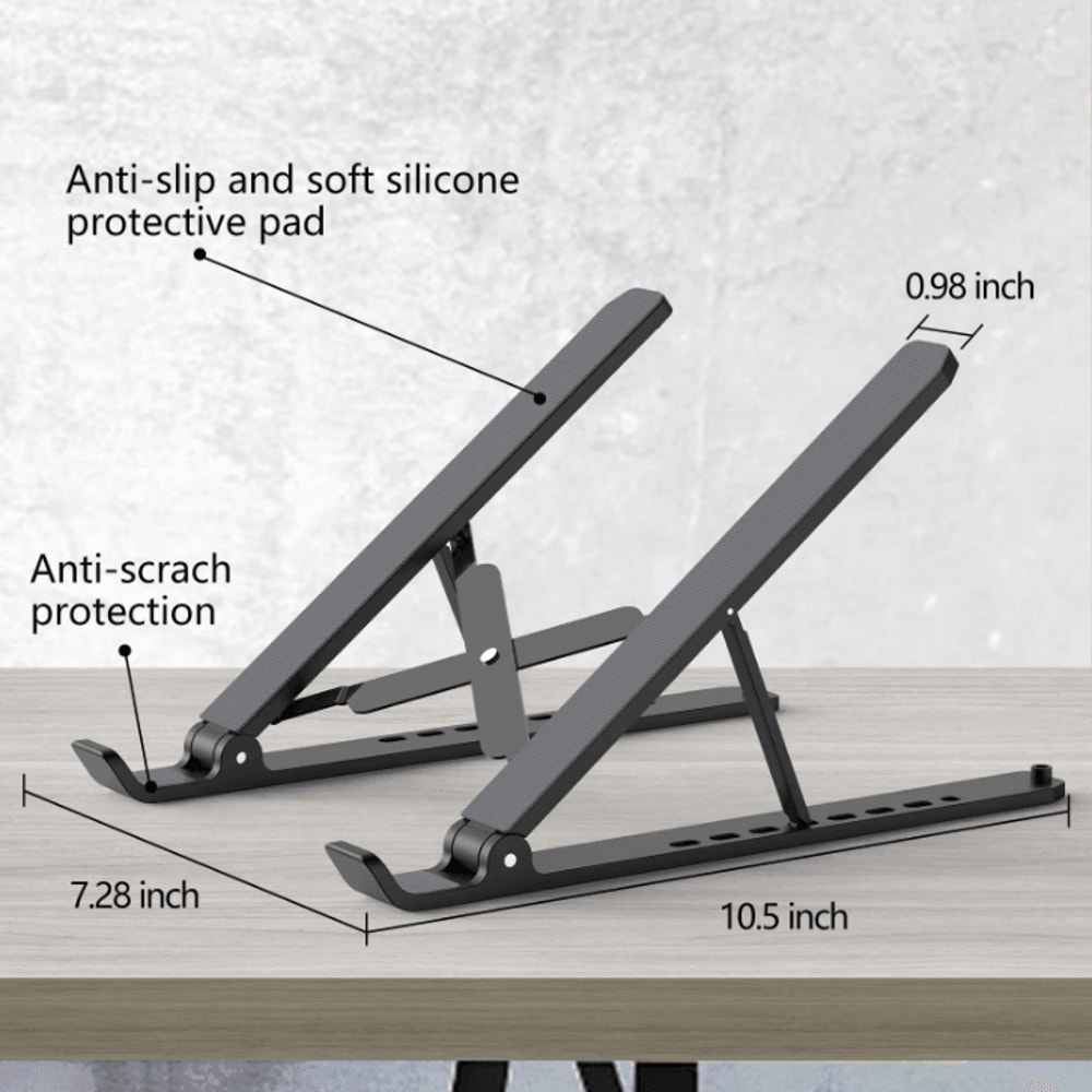 Foldable Portable Laptop Stand Adjustable Cooling Support For Laptop And Tablet 3