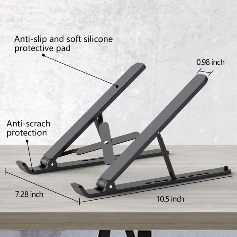 Foldable Portable Laptop Stand Adjustable Cooling Support For Laptop And Tablet 3
