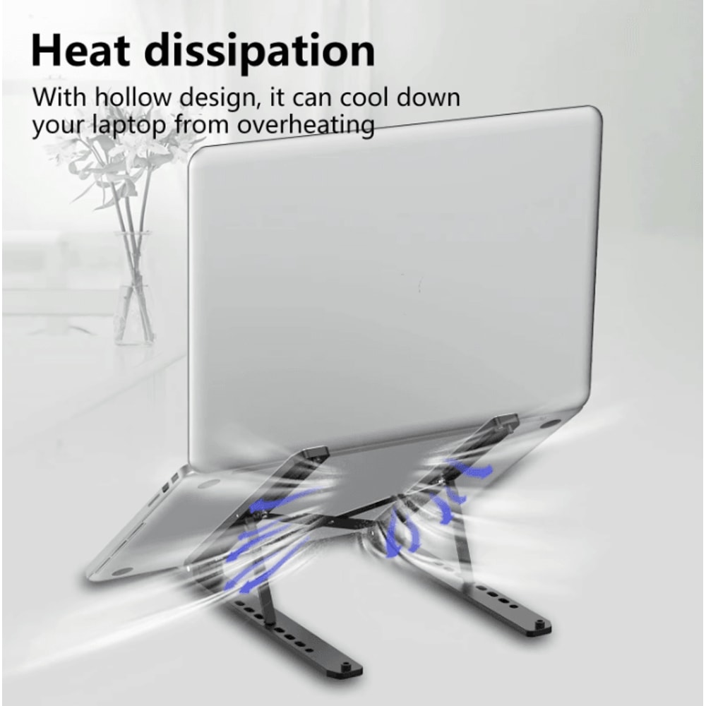 Foldable Portable Laptop Stand Adjustable Cooling Support For Laptop And Tablet 1