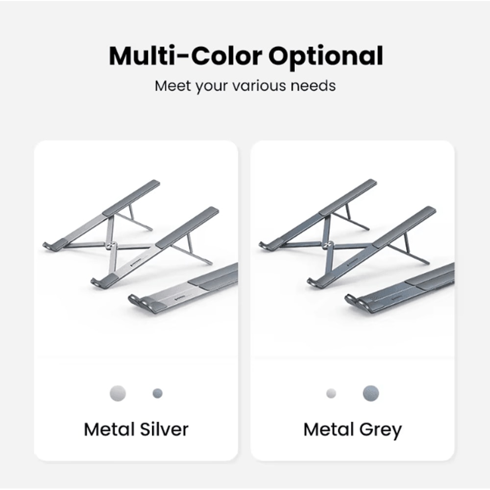 UGREEN Foldable Aluminum Laptop Stand Holder For MacBook Air Pro And More 5
