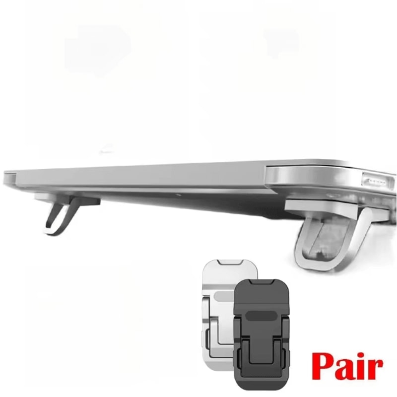 Mini Portable ABS Laptop Stand Adjustable Angles Foldable Invisible Cooling Riser For MacBook And N 4
