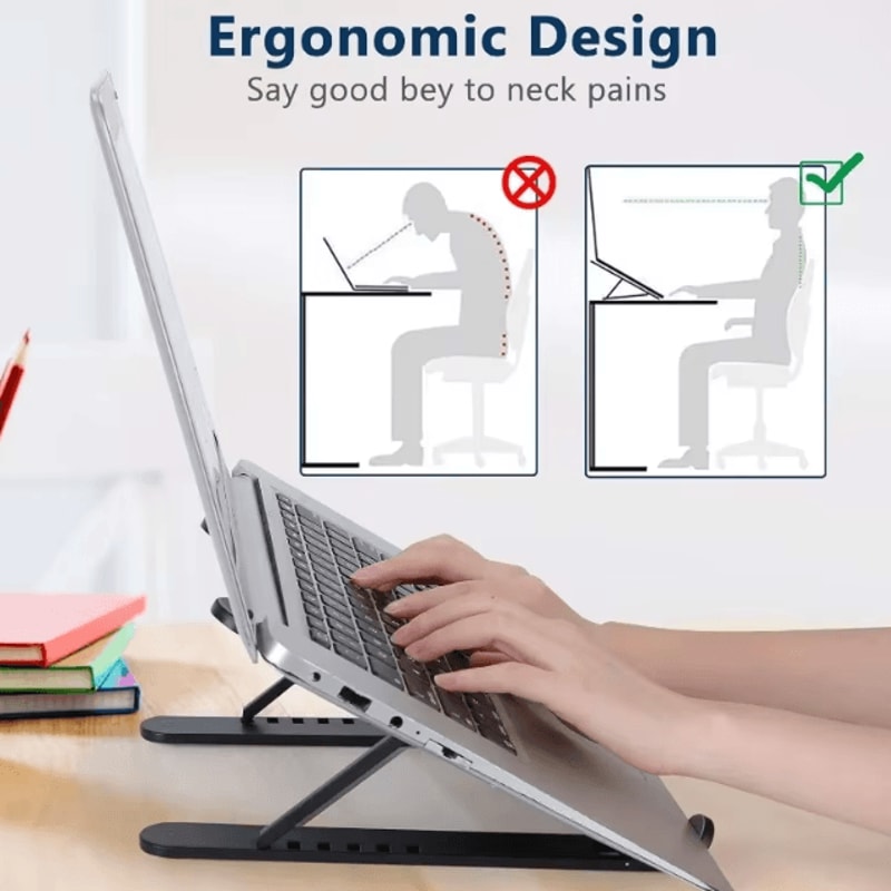 Foldable Portable Laptop Stand Notebook Support Base Holder 3