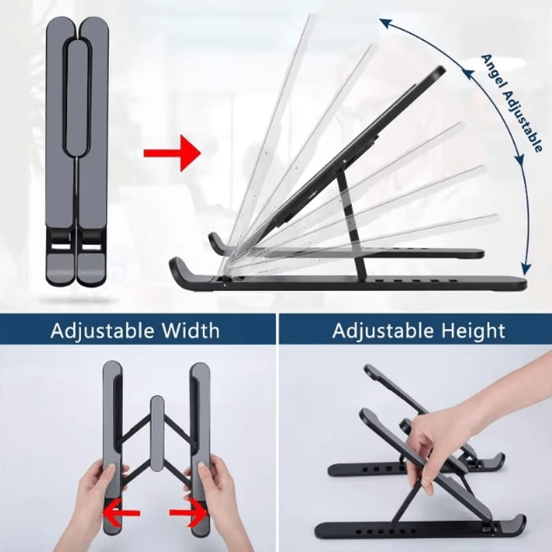 Foldable Portable Laptop Stand Notebook Support Base Holder 4